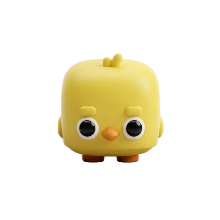 Clic, el pollito antiestres de Voxel